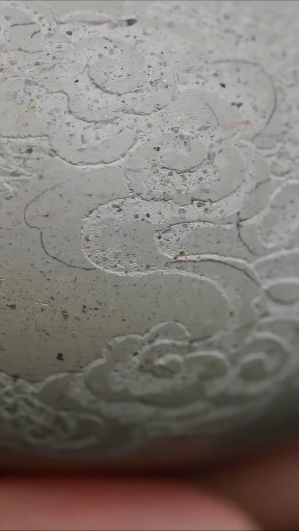 茶壶紫砂傲***见半手梨皮本绿容天150cc 刻绘鱼化龙 预售