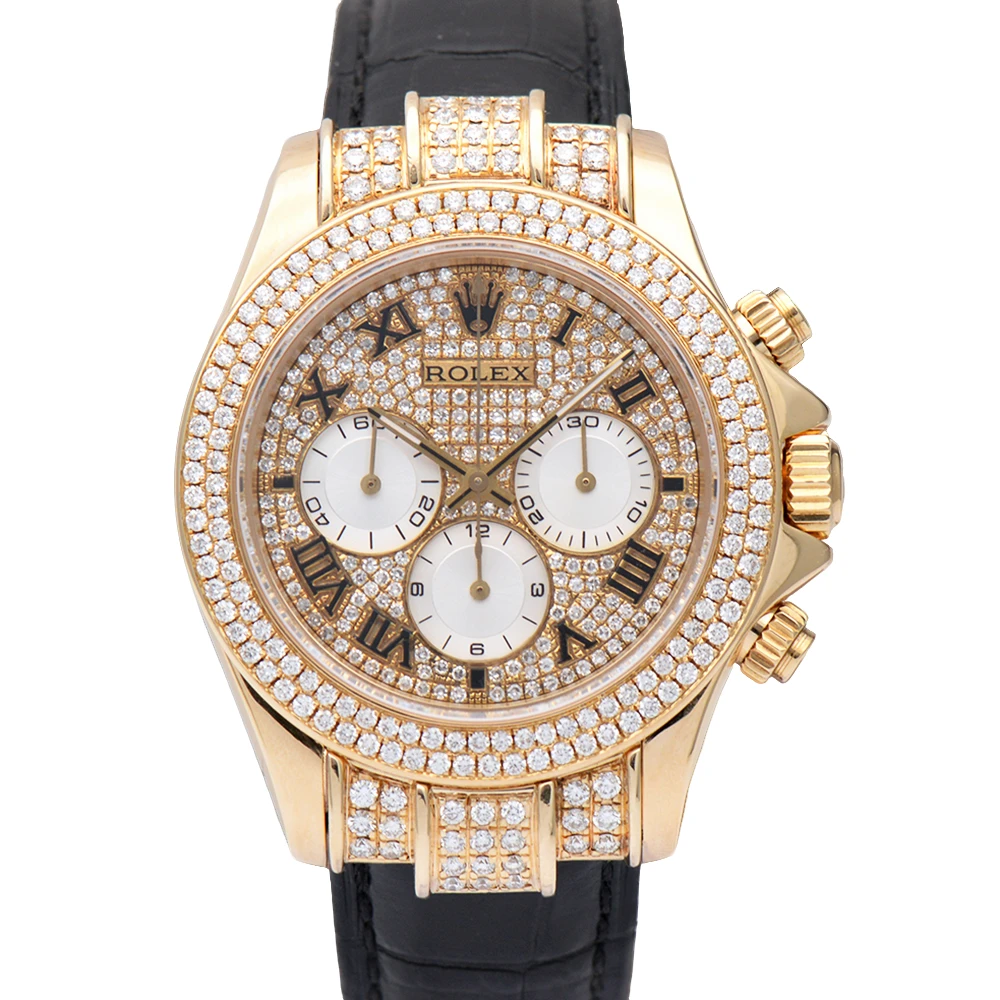 99新 Rolex/劳力士 迪通拿16518/18k黄金后钻40mm自动机械男表