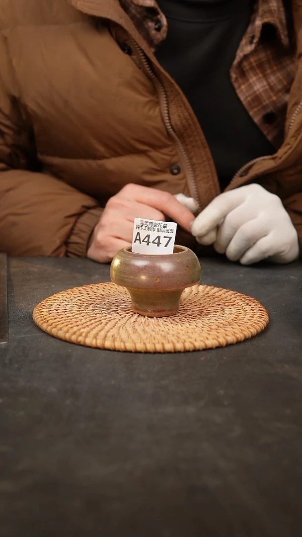 【闪购商品】瓷片447泥泥手工花盆