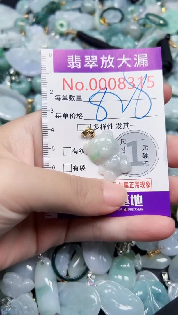 颈饰未镶嵌翡翠8315