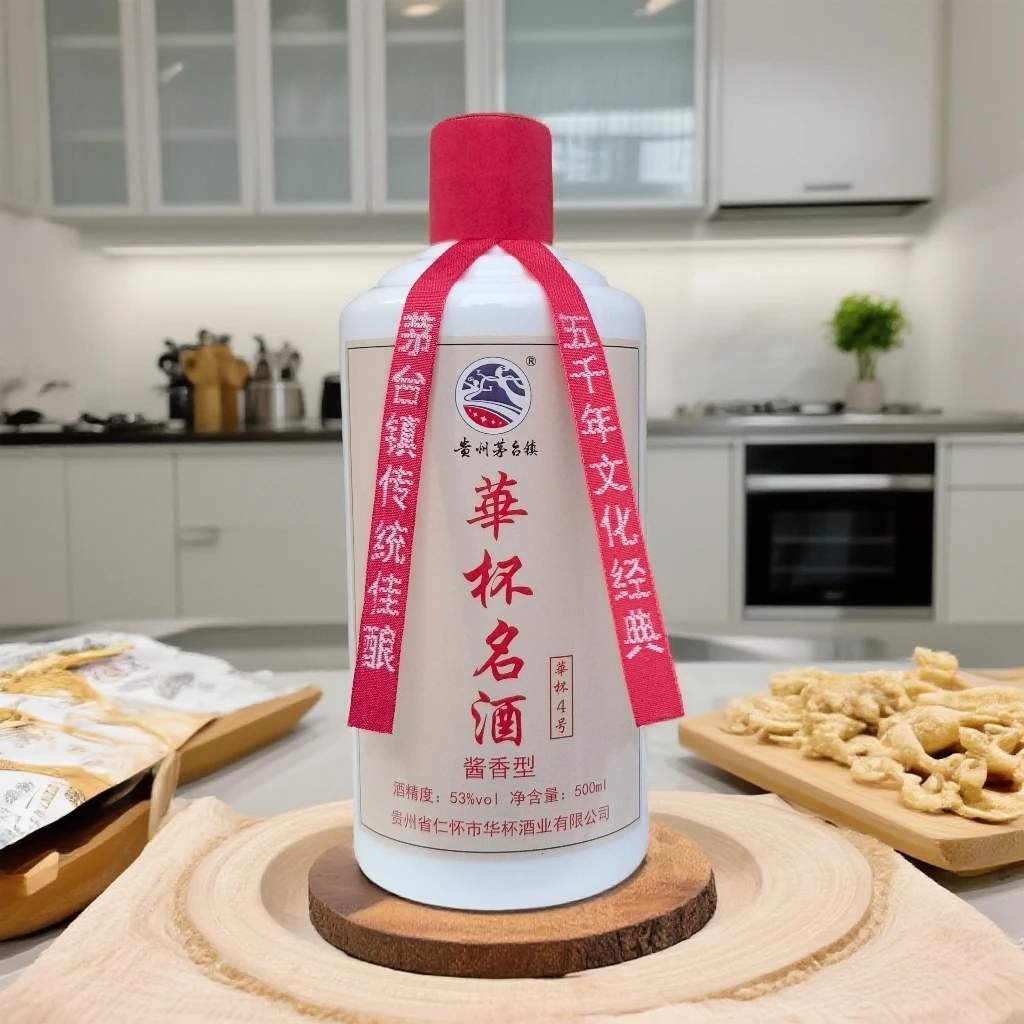 华杯名华杯名酒纯粮酒酱香酒酱香型白酒（拍5发6）53%Vol500