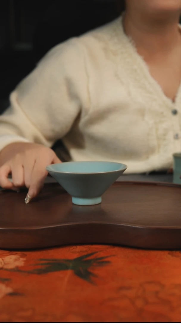 杯子瓷汝州原产地原矿仿古老釉q