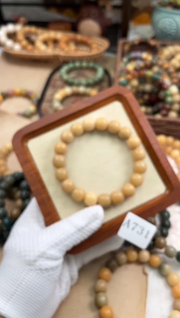 手串菩提根/象牙果a731卡14 干磨天然海子