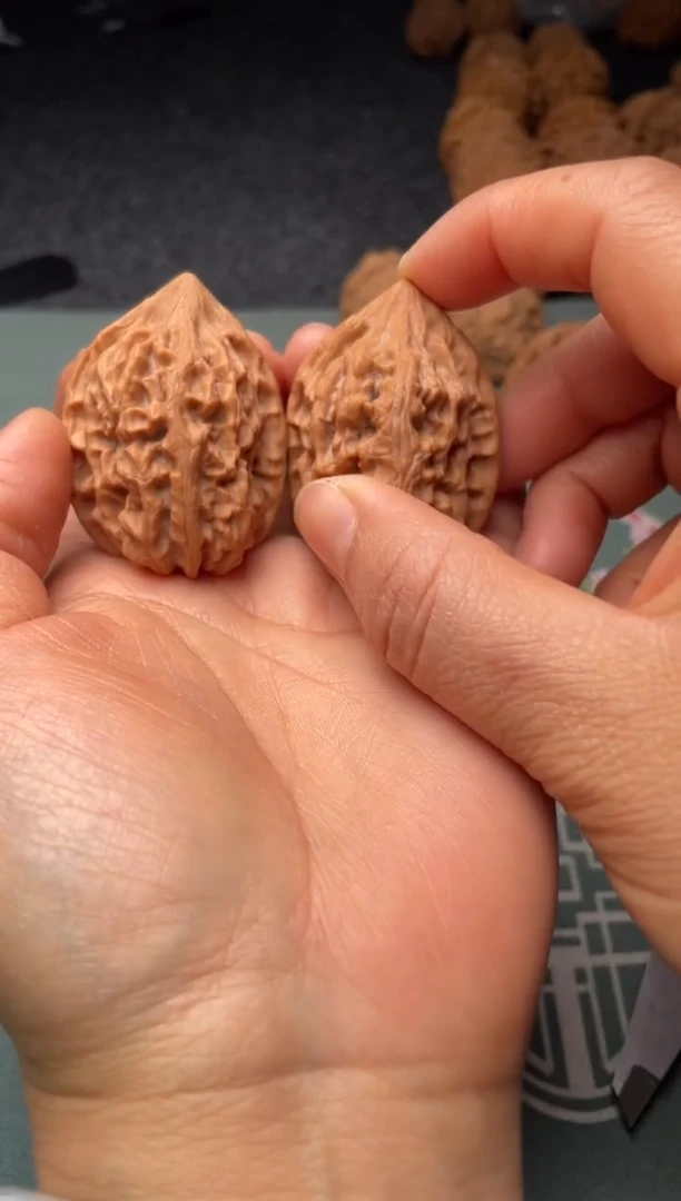 把件文玩核桃w151  鸡心    36尺