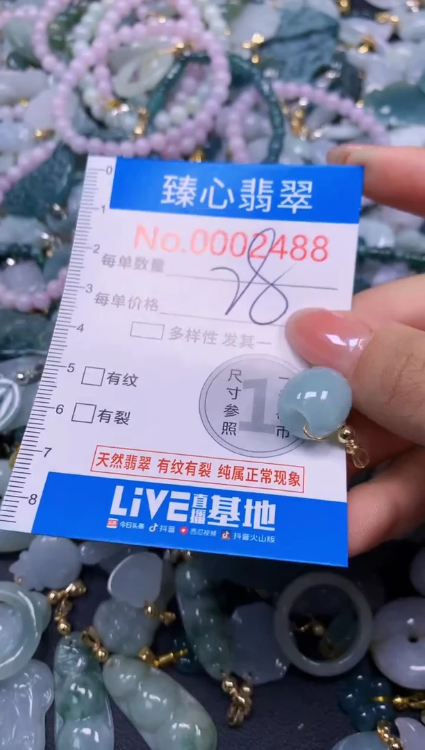 吊坠(不含链)未镶嵌翡翠2488