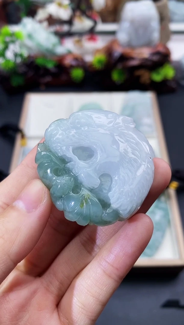 颈饰未镶嵌翡翠天然缅甸A货翡翠
