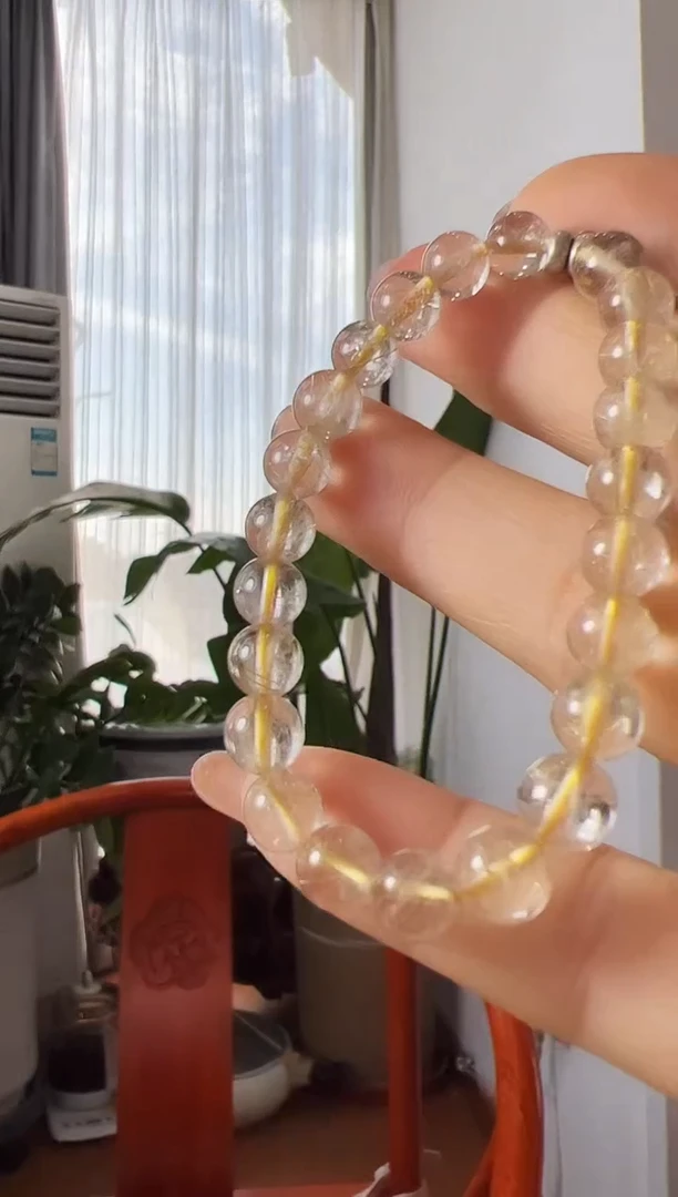未镶嵌查罗石手串天然发丝手串卡6