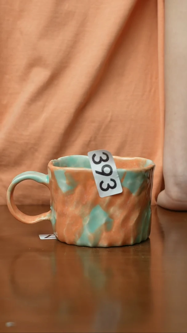 杯子393景德镇手工颜色釉杯子