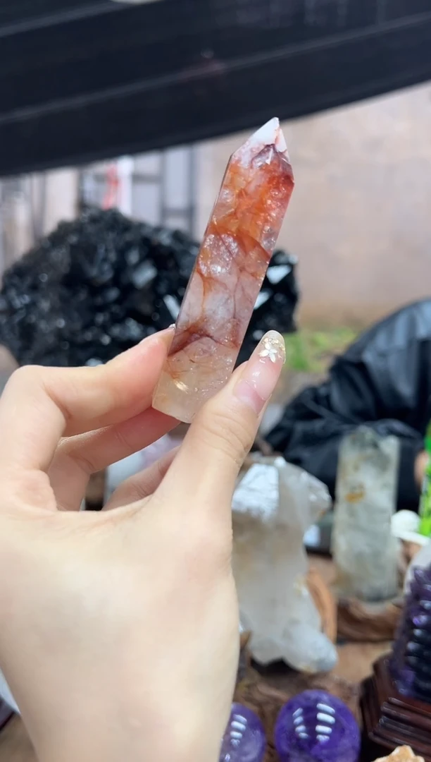 未镶嵌大型摆件（非配饰）水晶浇花柱子149