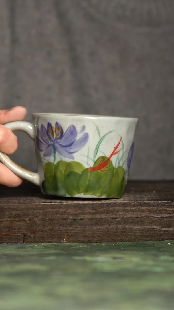 【闪购商品】杯青诗手工手绘瓷器