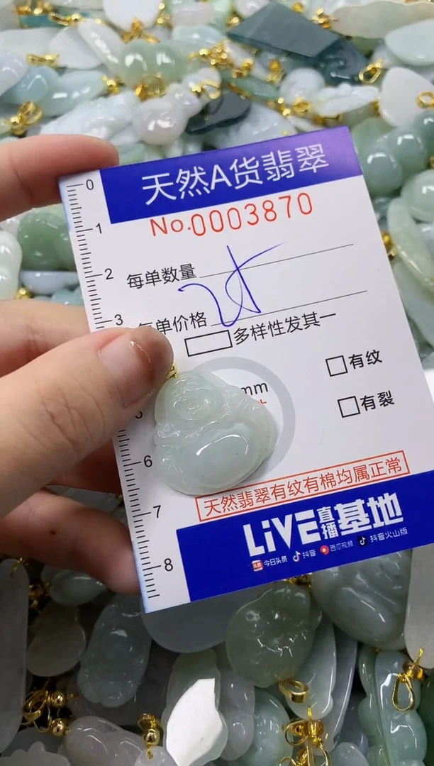 颈饰未镶嵌翡翠天然A货翡翠