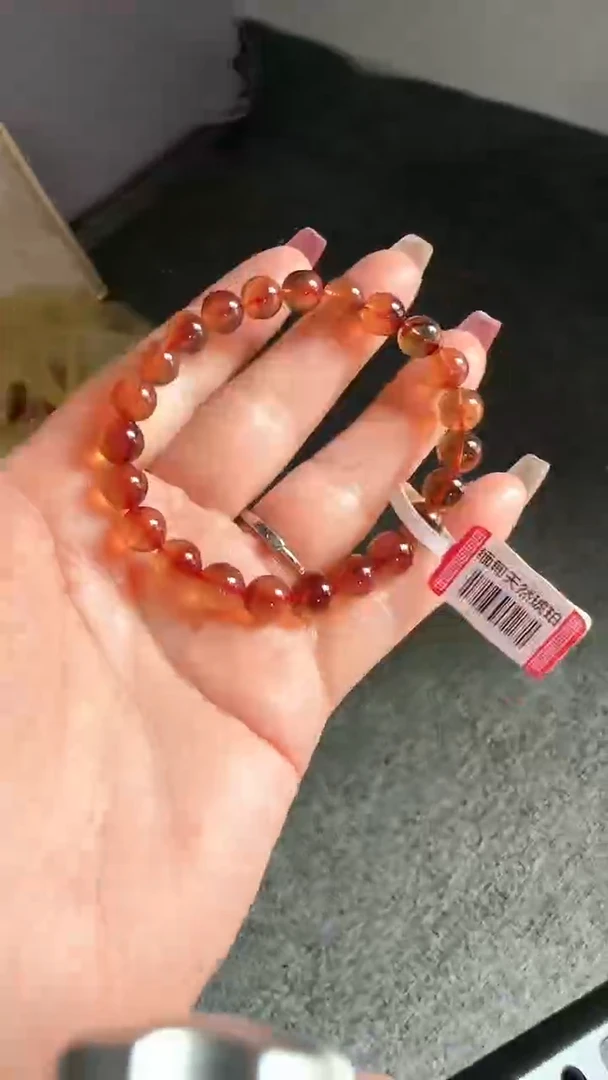 未镶嵌琥珀手串规格8紫罗兰手串#72