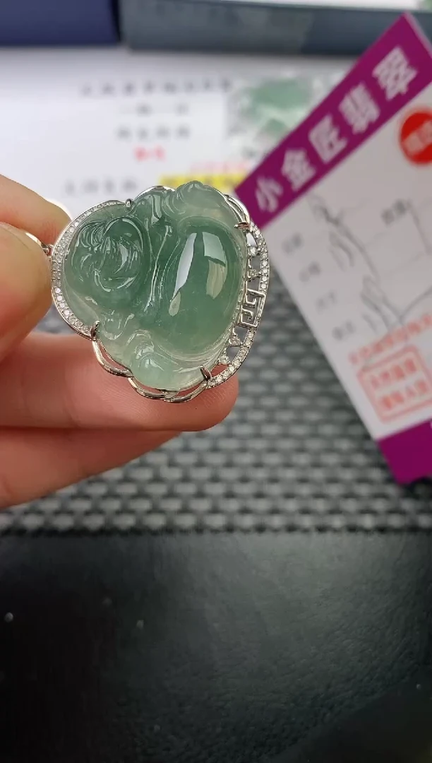 翡翠银S925镶嵌颈饰金*·