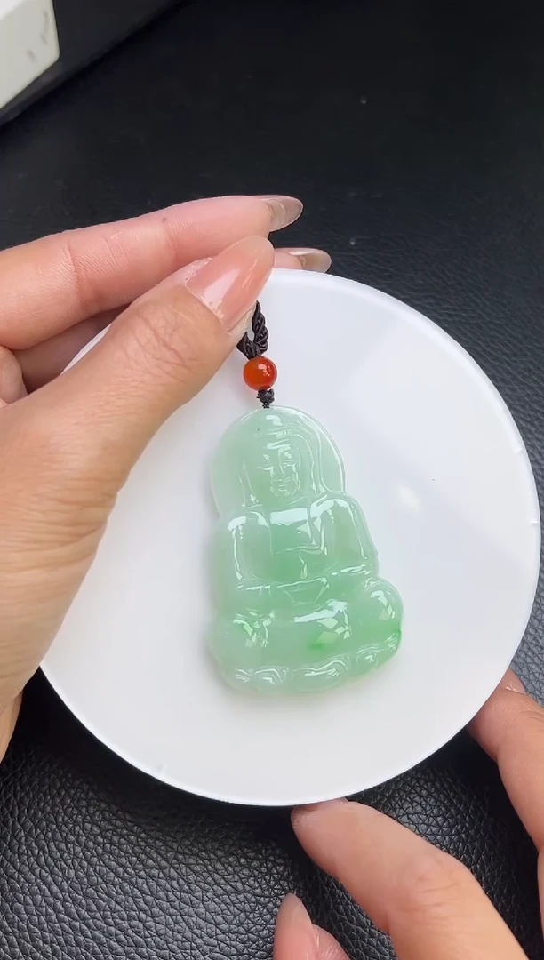 【闪购商品】翡翠颈饰未镶嵌YM850-2 观音
