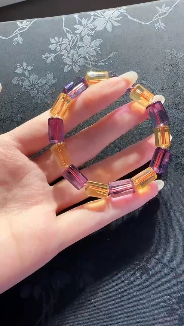 【闪购商品】水晶手串未镶嵌紫黄晶手串设计款