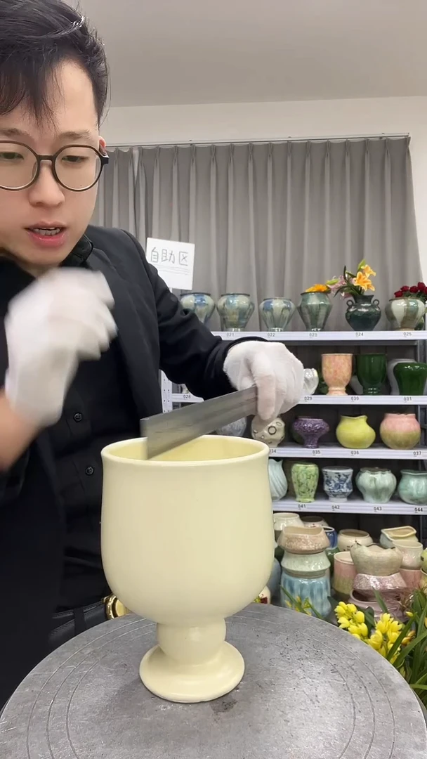 12.5陶瓷花盆直播链接高.     17 口    12