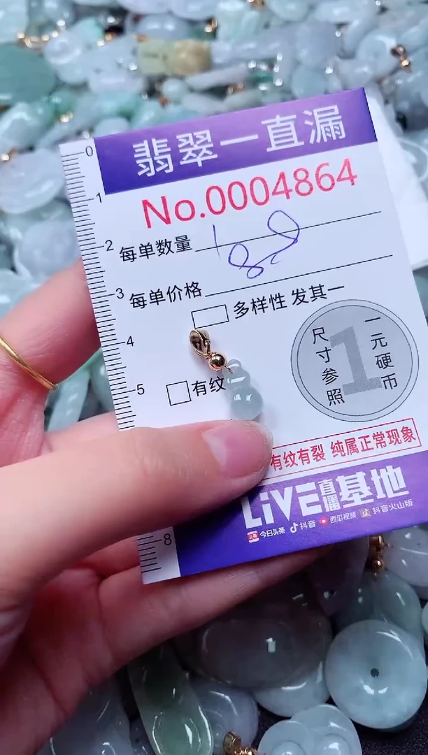 吊坠(不含链)未镶嵌翡翠4864