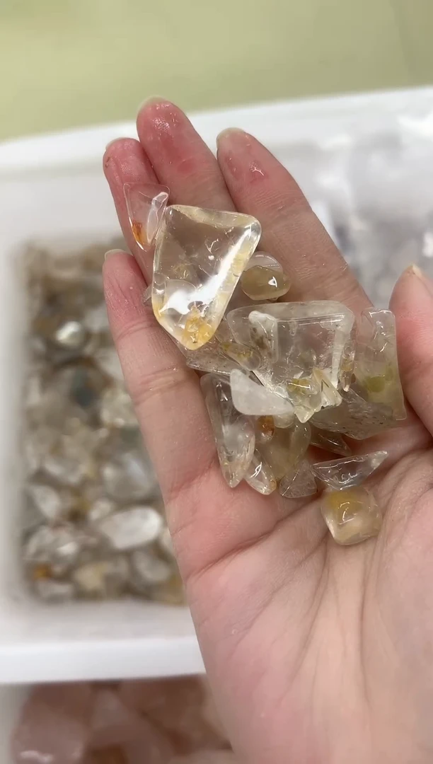 未镶嵌珠宝半成品水晶S039 约100g 多样性发一件