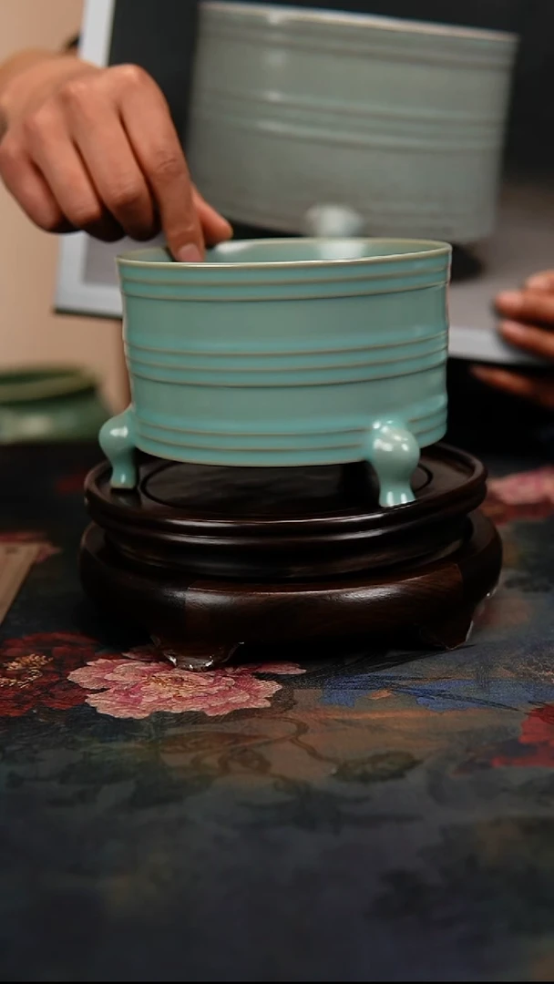 瓷片原产地原矿釉汝瓷