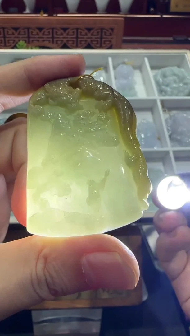 未镶嵌挂件翡翠A货翡翠多样性孤品