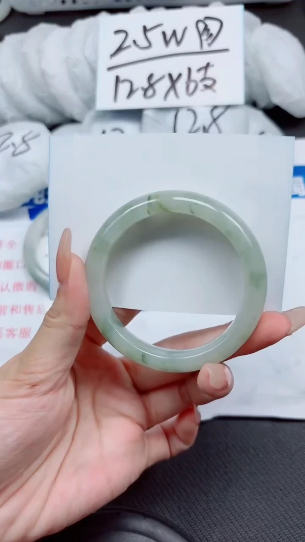 石英质玉手镯未镶嵌A186-54.55