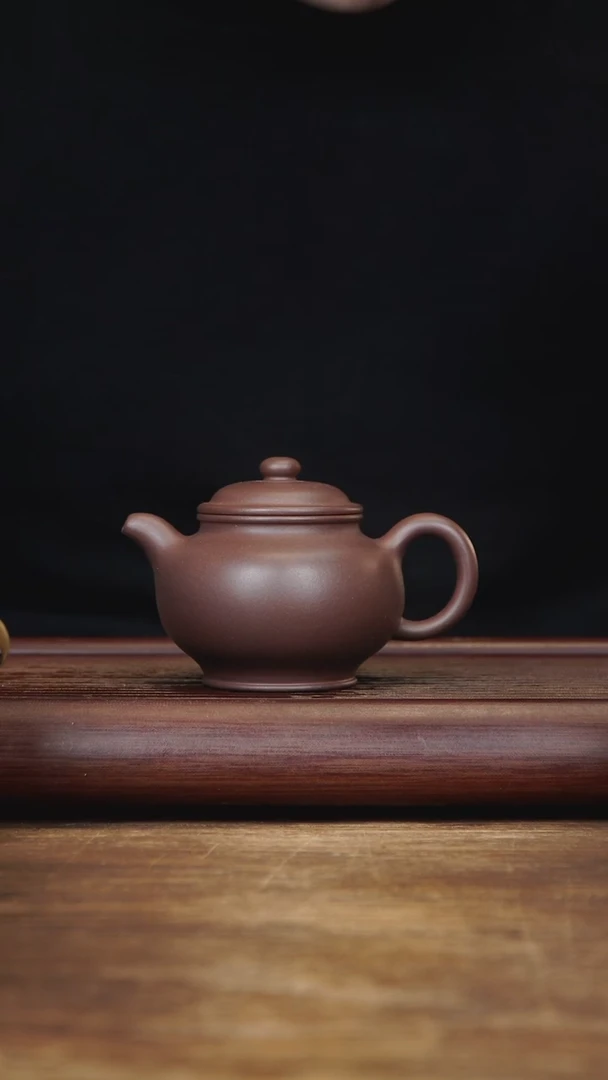 茶壶紫砂210ml 掇只 紫泥