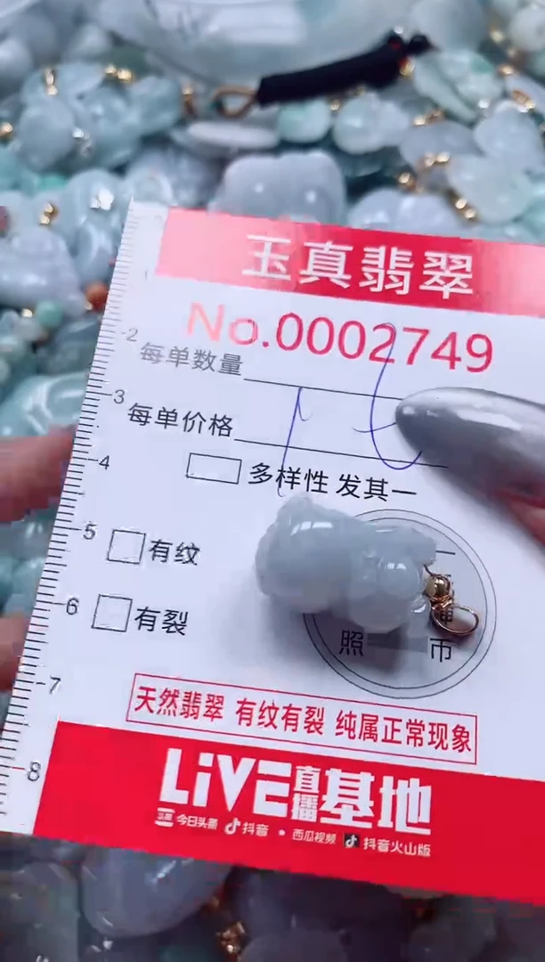 吊坠(不含链)未镶嵌翡翠2749