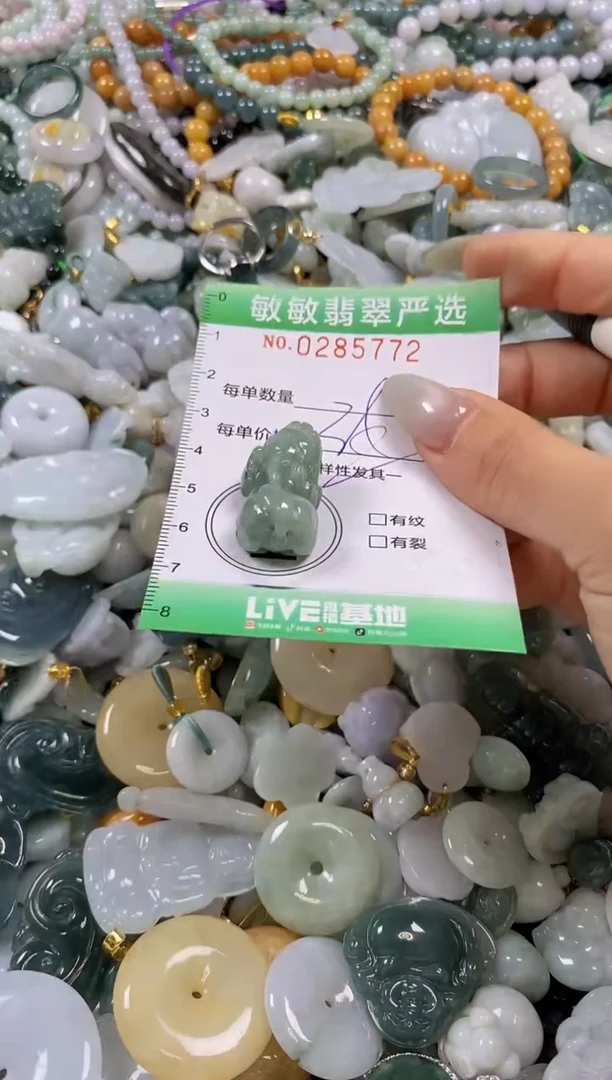 翡翠未镶嵌颈饰闪购0285772多样性发其一