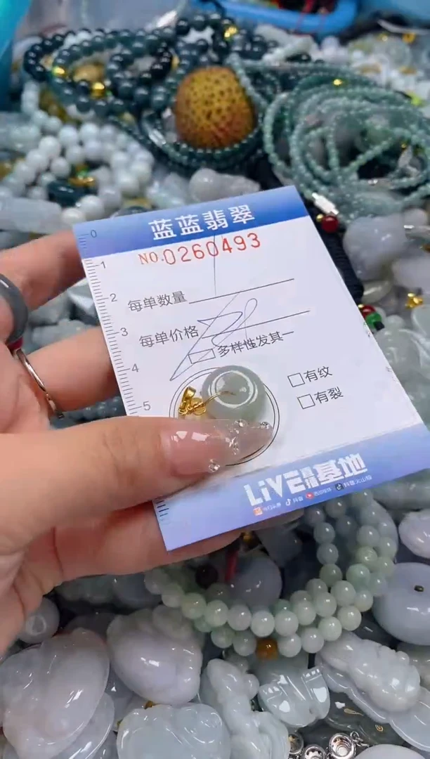 翡翠未镶嵌颈饰闪购0260493多样性发其一