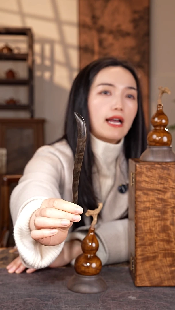 乌木类家具?**七金丝楠阴沉木茶拨