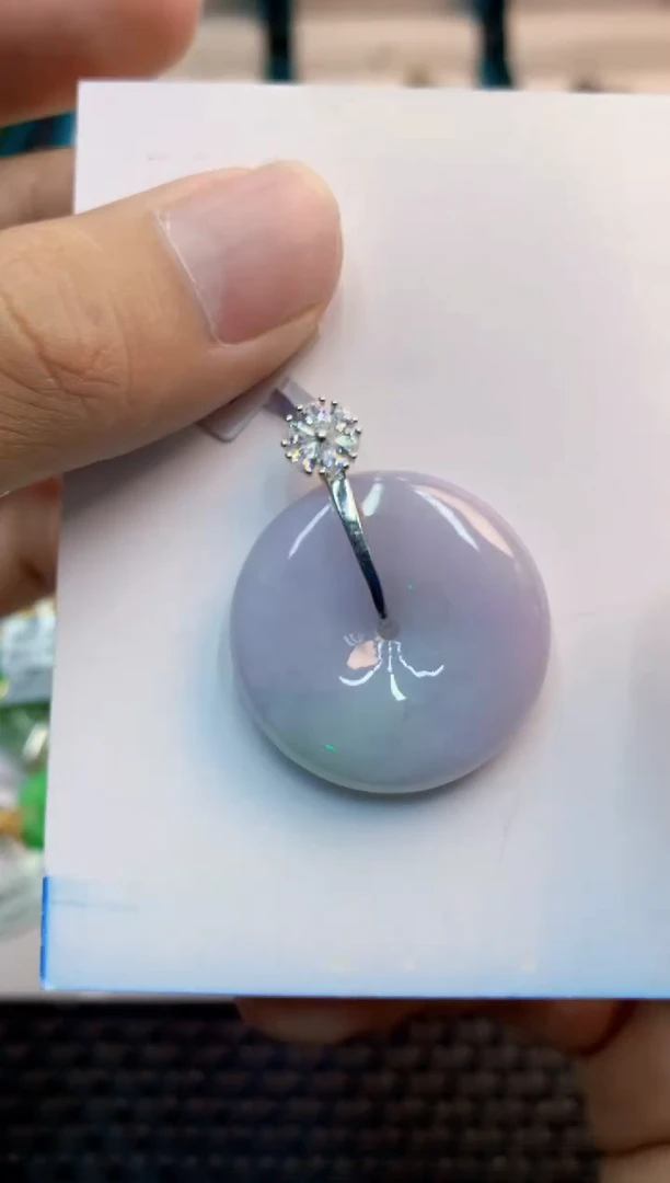 翡翠未镶嵌吊坠(不含链)1