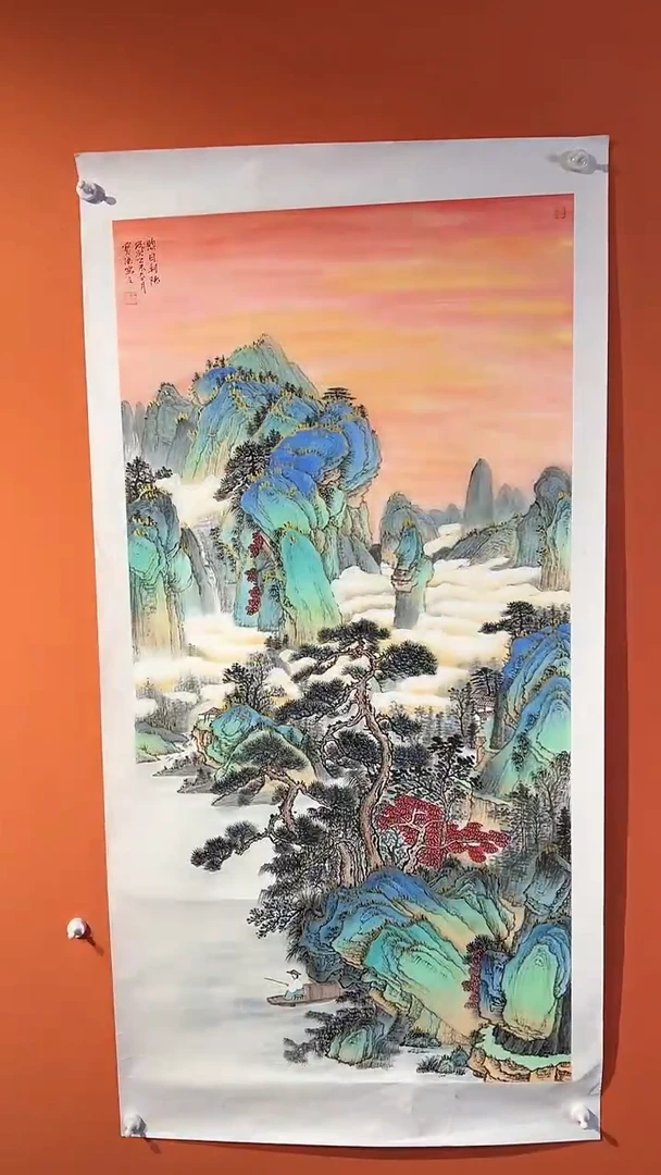 国画王保強老師手绘作品