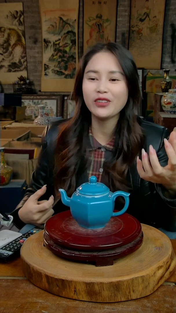 摆件陶景德镇陶瓷摆件084