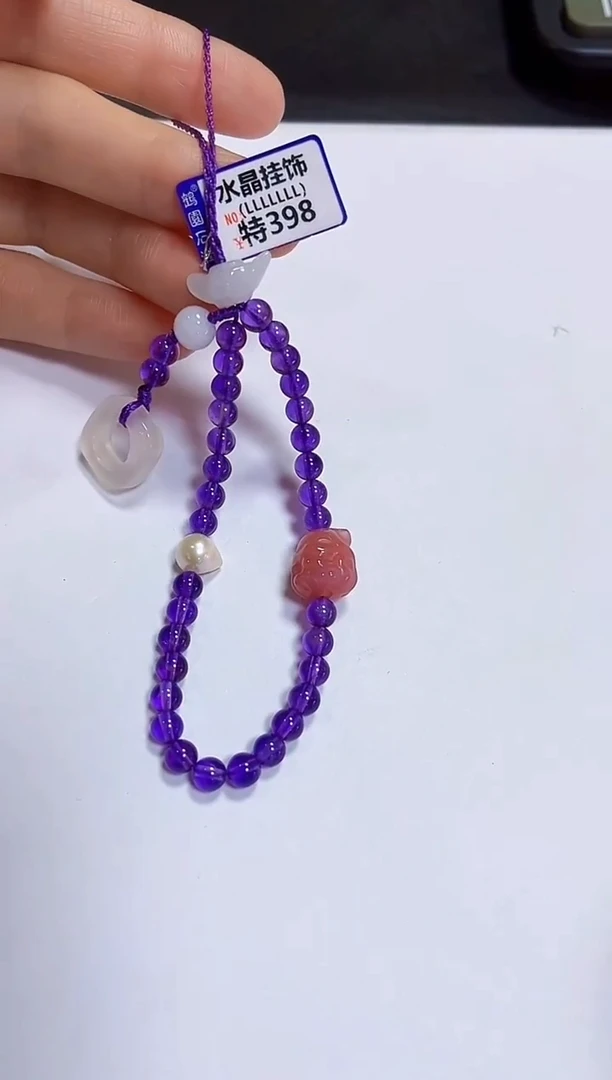 颈饰未镶嵌水晶手机链挂饰