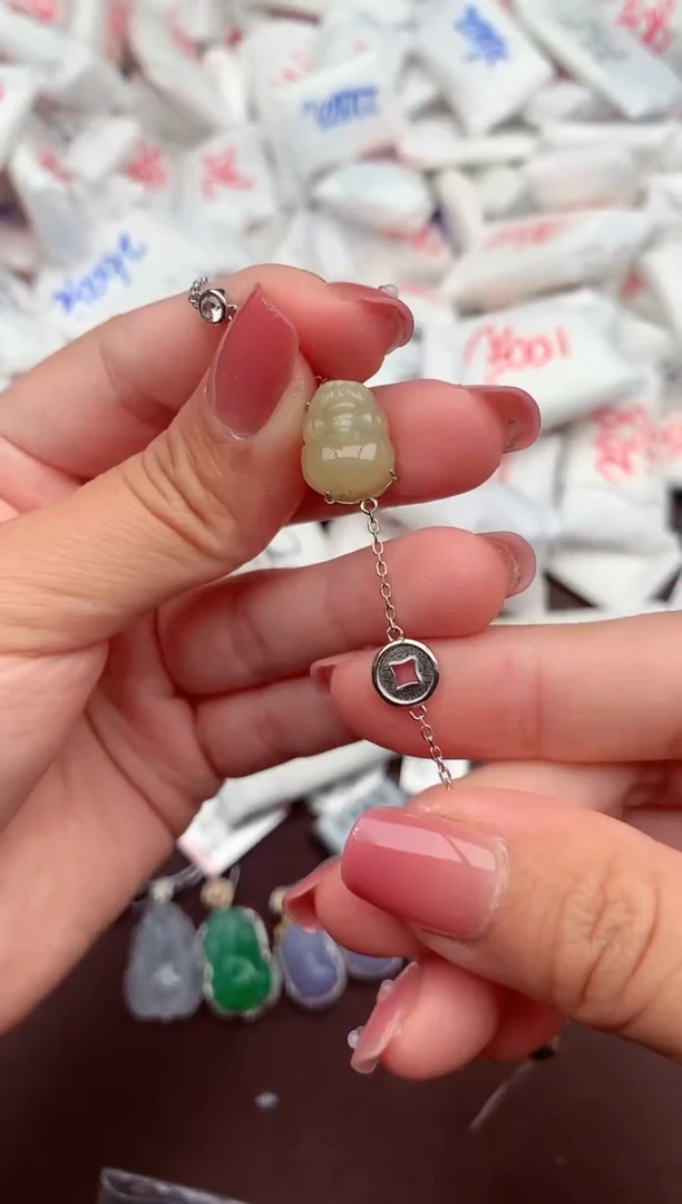 【闪购商品】翡翠手链银S925镶嵌一
