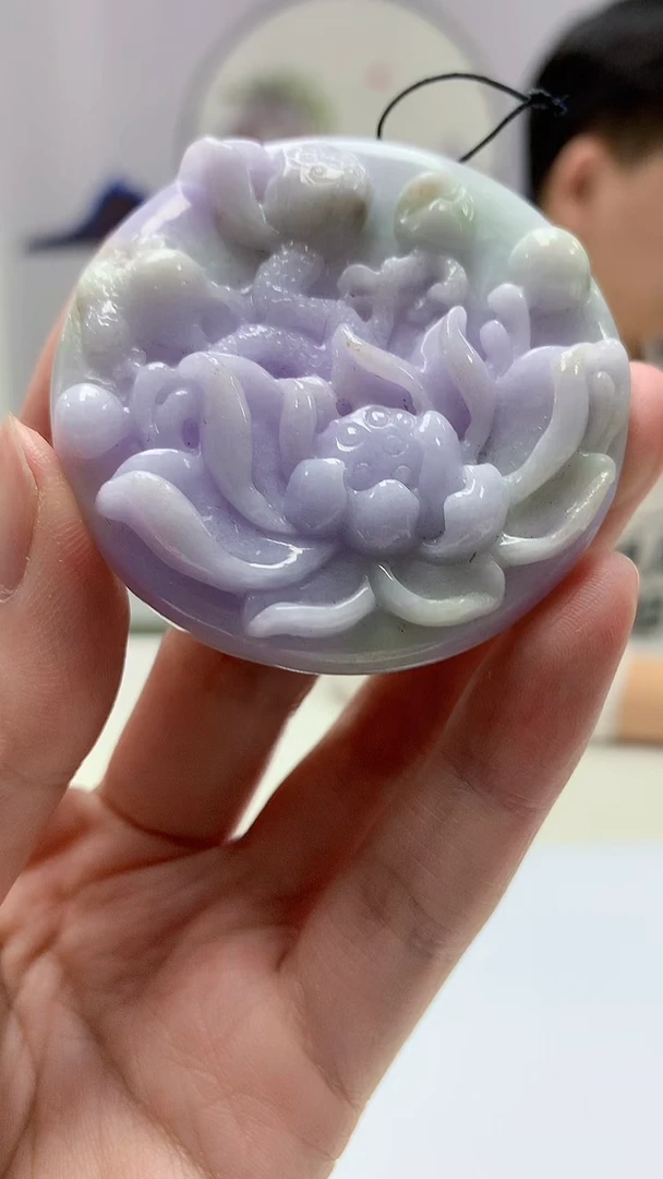 【闪购商品】定制翡翠未镶嵌4917zm-毛货挂件花牌58