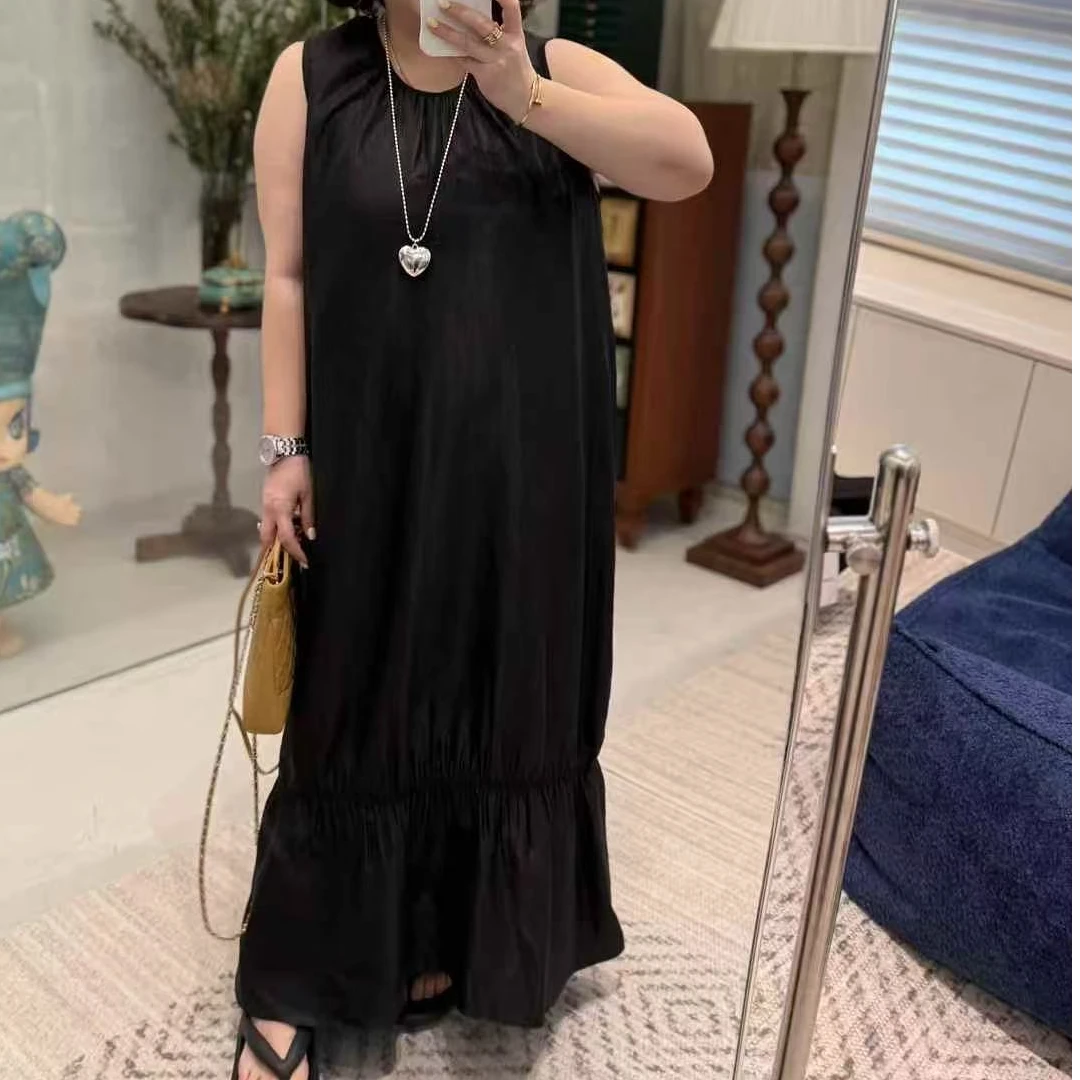 Meet遇见-定制版珠光面料鱼尾背心裙