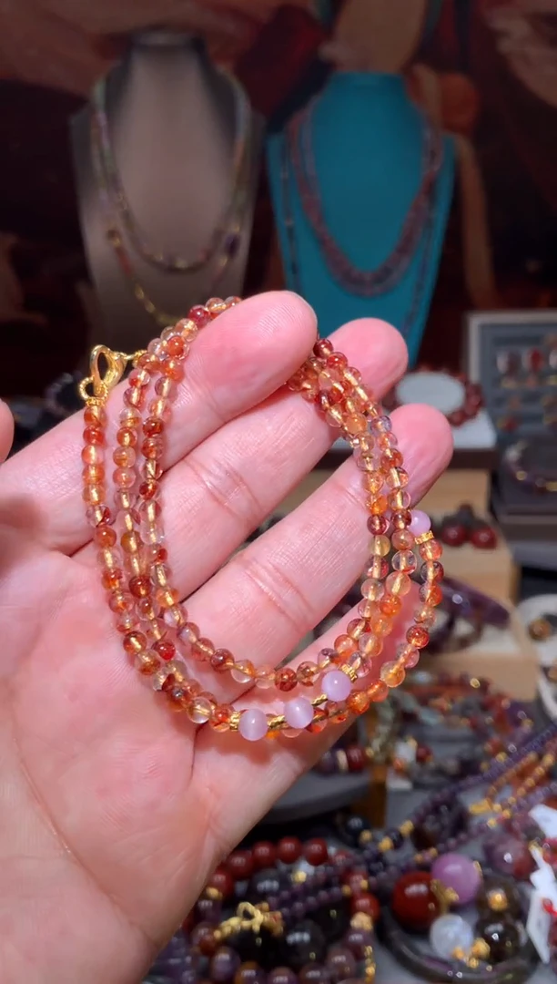 未镶嵌珠宝半成品水晶闪灵胶花万能链，多样性