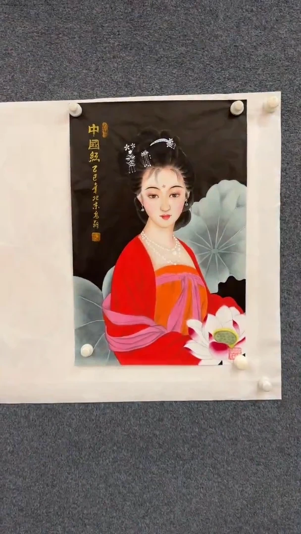 国画12.25-XX-冯高翔-四尺三开丝绢-20