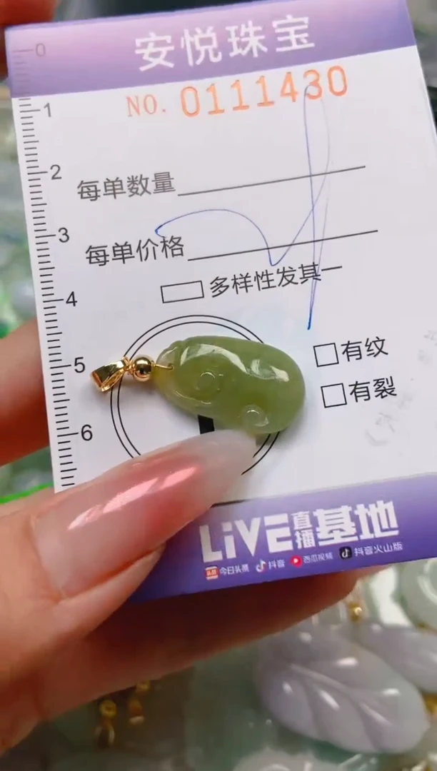 【闪购商品】翡翠颈饰未镶嵌闪购0111430