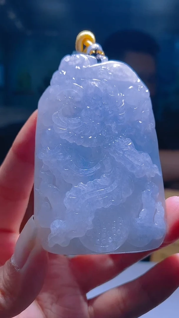 未镶嵌定制翡翠KK翡翠毛货吊坠-24