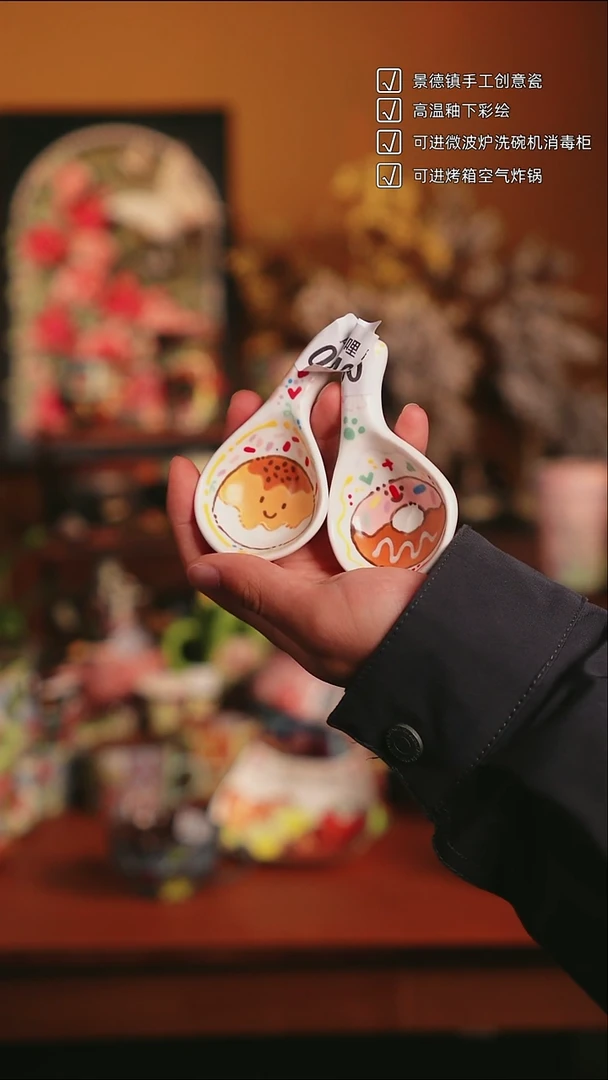 原来如瓷原创手作陶瓷(随机一只）0460