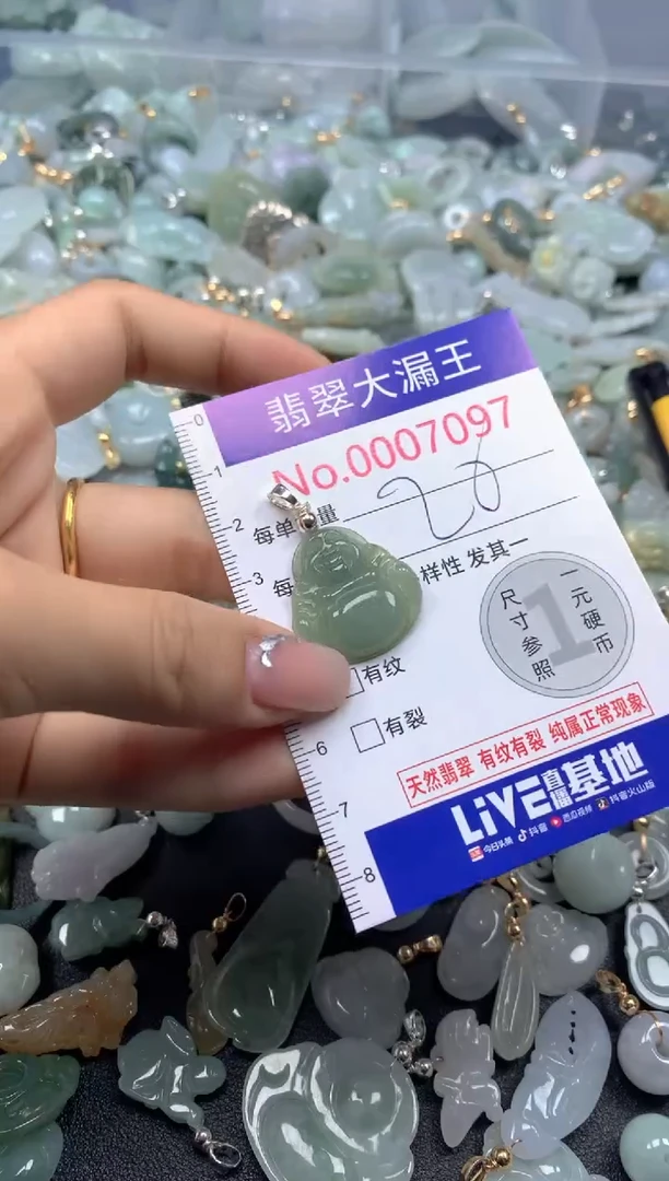 颈饰未镶嵌翡翠7097
