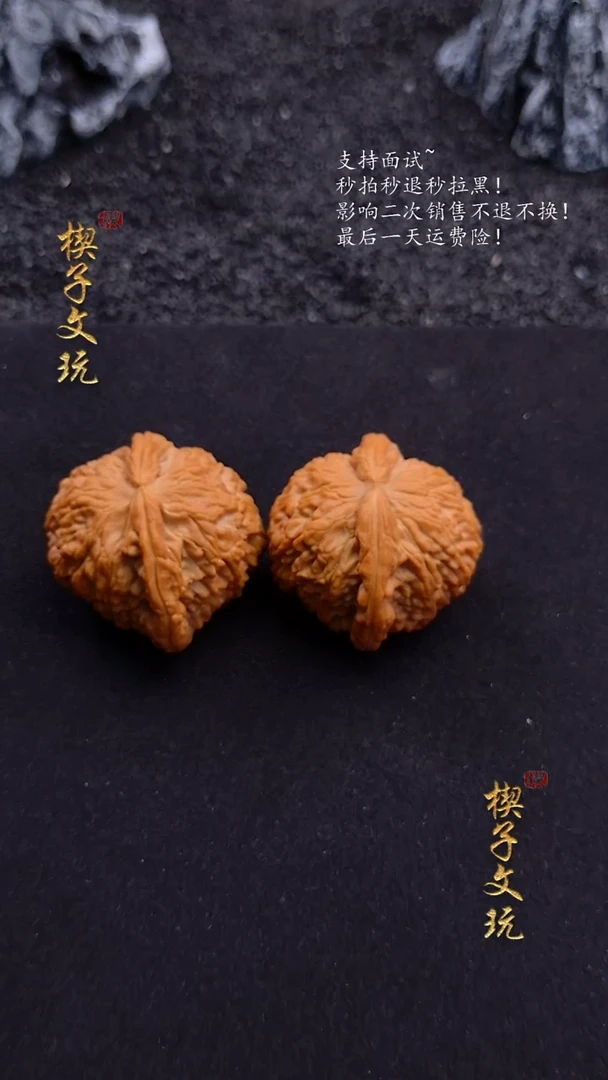 把件文玩核桃矢*白狮子40mm，10074