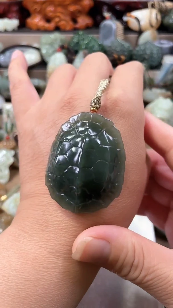 和田玉未镶嵌挂件0068