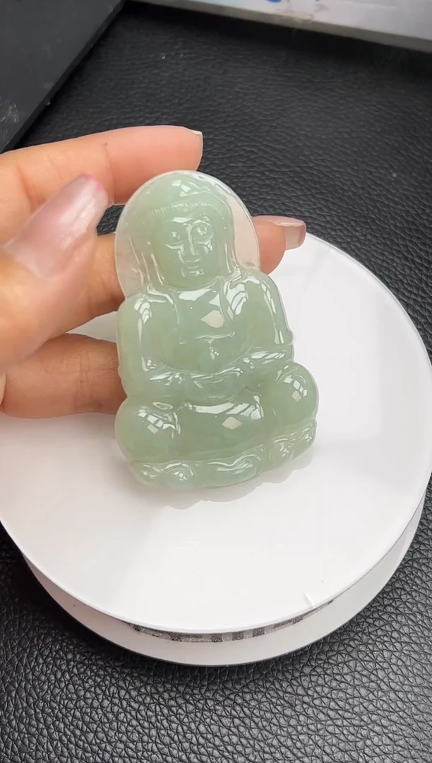 【闪购商品】翡翠颈饰未镶嵌YM795-1 观音