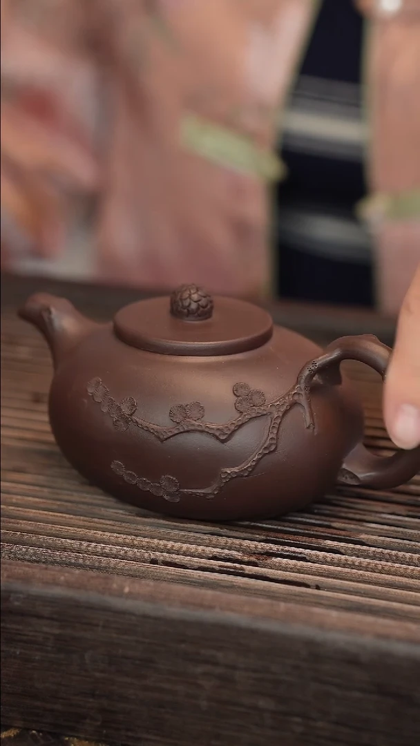 茶壶紫砂原矿手工制作【宽口】280cc