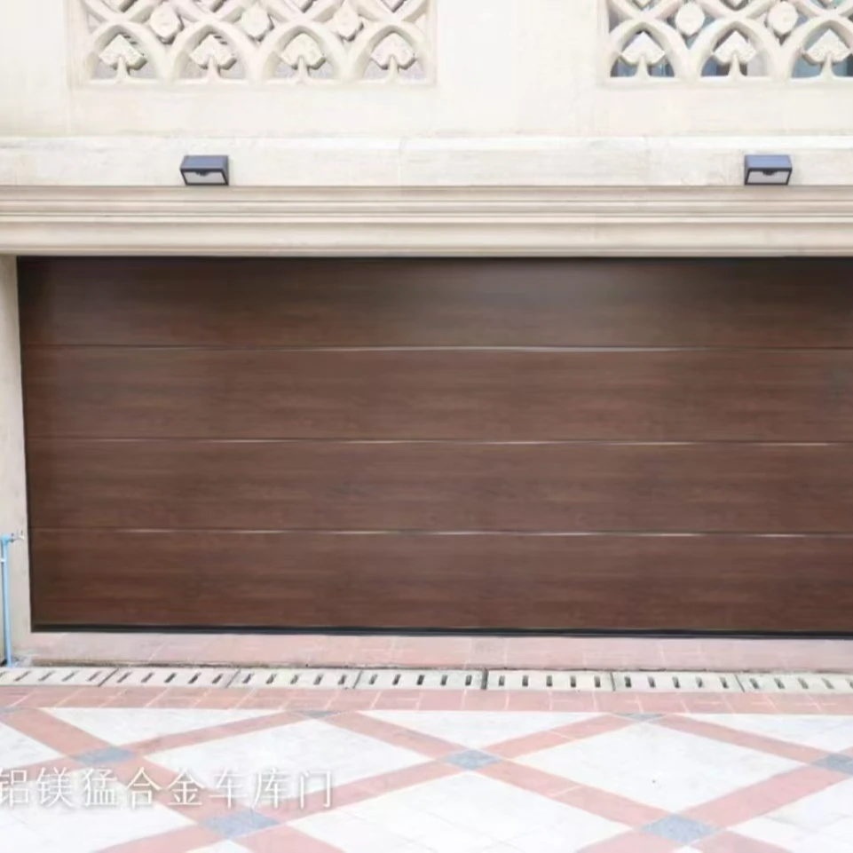 欧标翻板门铝合金车库门翻板车库门卷帘门