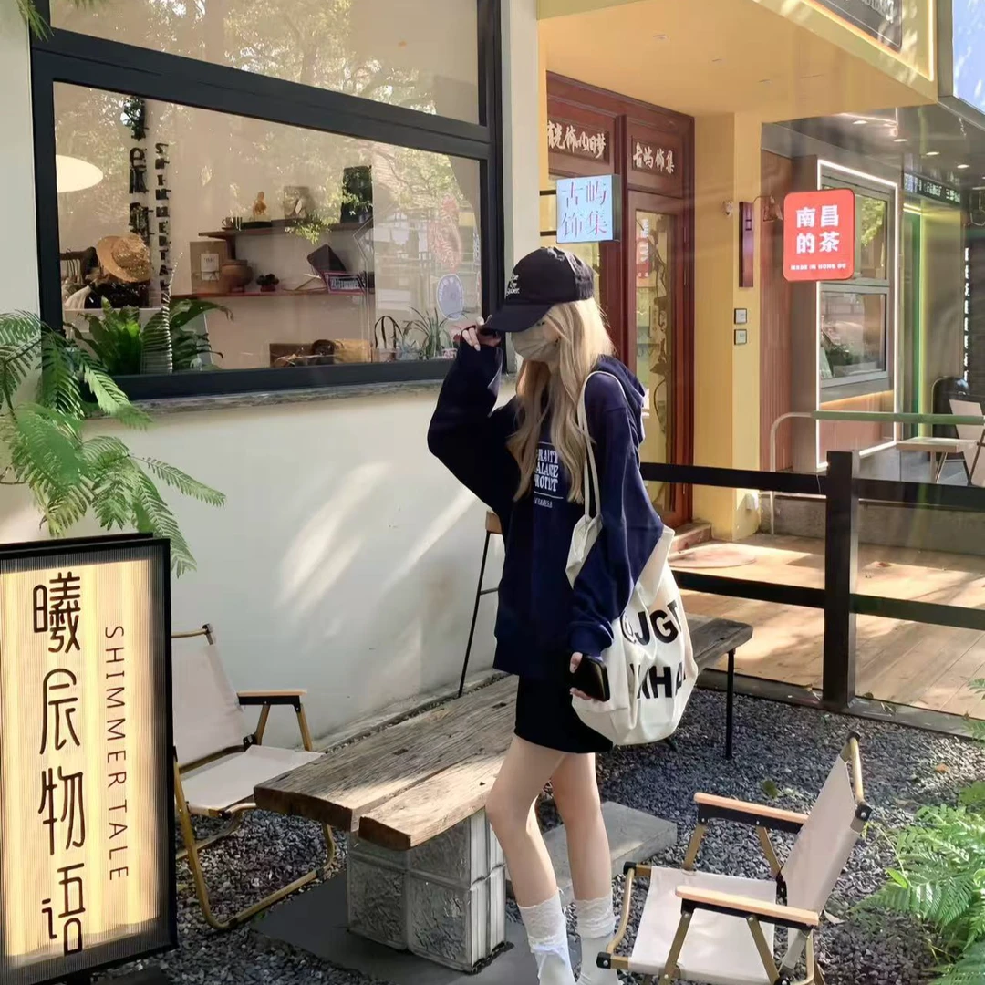 450-499《發發女装1号》秋冬 刺绣连帽拉链 卫衣《实物以直播间为准》