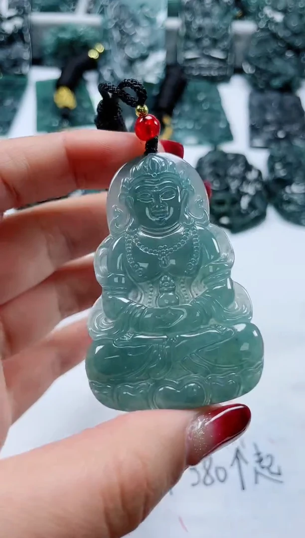 【闪购商品】翡翠颈饰未镶嵌多样性发货一件发货-度母